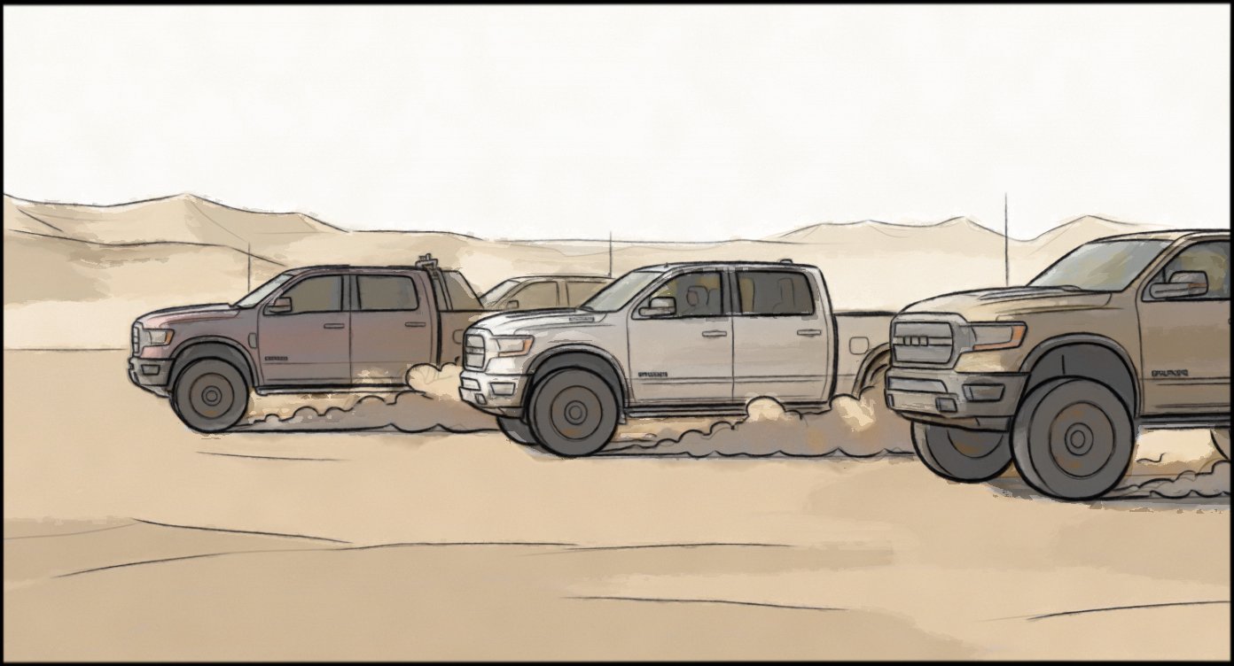 Automotive - Stunt Driving - storyboard frame 9 by Dakota Warren